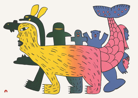 2023 PRINT by PITSIULAQ QIMIRPIK *Sedna's Parade 18*