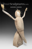 23" Overjoyed Inuk by Billy Merkosak *On Cloud Nine*