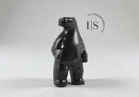 7" Standing Bear by Louie Uttaq Gjoa Haven *Monolithic Stone"