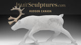 12" SIGNATURE  Caribou by Esau Kripanik *Downward Caribou*