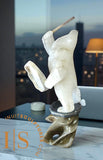 13” Drumming Dancing Bear by Derrald Taylor *He’s got Good “Jeans” Too*