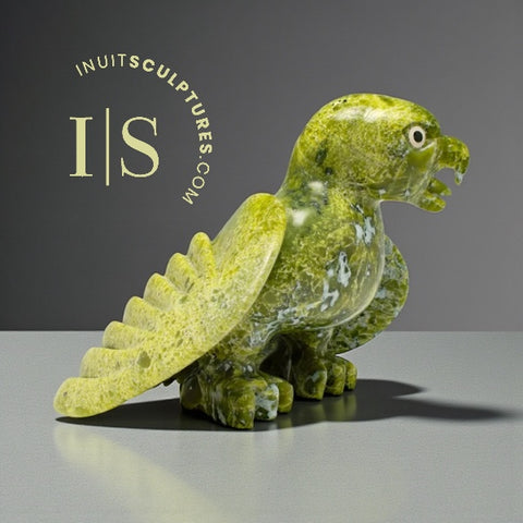 12" Ookpik Owl by Toonoo Sharky (from his hands Cape Dorset) *Chatterbox*