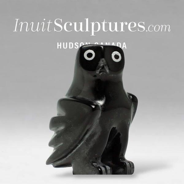 4" SIGNATURE Owl by Sam Qiatsuk *Little Sam #2*