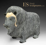 12" SIGNATURE Muskox by Lucassie Ikkidluak *Imagine All The People*