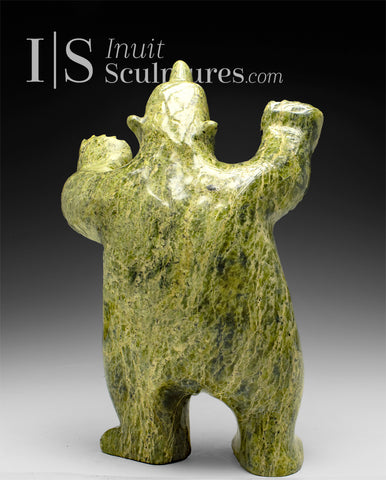 14" Dancing Bear by Nuyalia Tunnillie