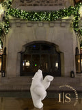 12" Limited Edition DANCING CHRISTMAS BEAR by Johnny Manning (Italian Marble) CHRISTMAS COLLECTION