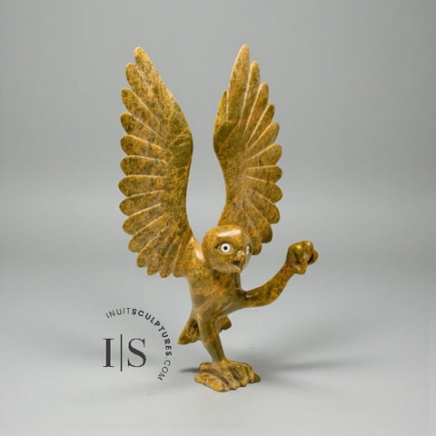 VINTAGE 22" Electric Dancing Owl by Shorty Killiktee *Ohm's Law*