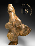 17" Dancing Bear by Pits Oshutsiaq *Heartwood* CHRISTMAS COLLECTION