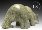 21" SIGNATURE Walking Bear by Ashevak Adla *Moving Mountains* CURATOR'S CHOICE CHRISTMAS COLLECTION