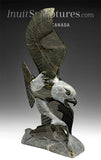 VERY LAST LAST ONE!!! 11" Eagle with Fish by Pits Qimirpik *Wag the Tail*