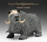 RESERVED** 7" SIGNATURE  Muskox by Lucassie Ikkidluak *Dog Days of Summer* WITHIN REACH$$