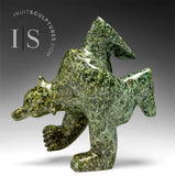 6" 4 Way Diving Bear by Moe Pootoogook *Wide Load*