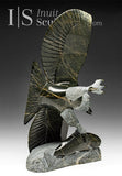 VERY LAST LAST ONE!!! 11" Eagle with Fish by Pits Qimirpik *Wag the Tail*