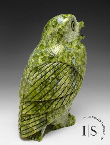 8" SIGNATURE Owl by Pits Qimirpik