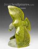 6" SIGNATURE Eagle with Fish by Pits Qimirpik *Drone*