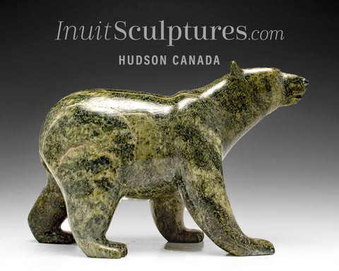 11"  SIGNATURE Walking Bear by Tim Pee *Against the Wind*