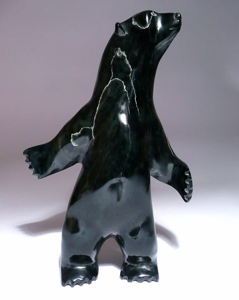 10.5" Standing Bear by Noo Atsiaq