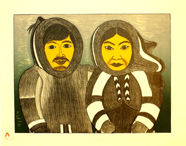 1976 INNUK AGUNASUTTIK by Kananginak Pootoogook