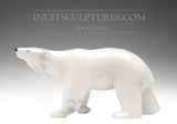 13" Walking Polar Bear Master Carver Derrald Taylor