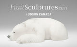 8" Polar Bear by Derrald Taylor *Snoozing in the Sun*