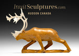 7" Striding Caribou Master Carver Derrald Taylor