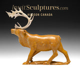 8" Striding Caribou Master Carver Derrald Taylor