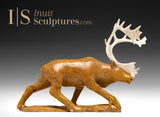 7" Striding Caribou Master Carver Derrald Taylor