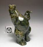 6 5/8" Dancing Bear by Qavavau Ashoona