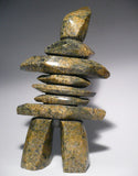 13.25" Inukshuk by Qavavau Shaa