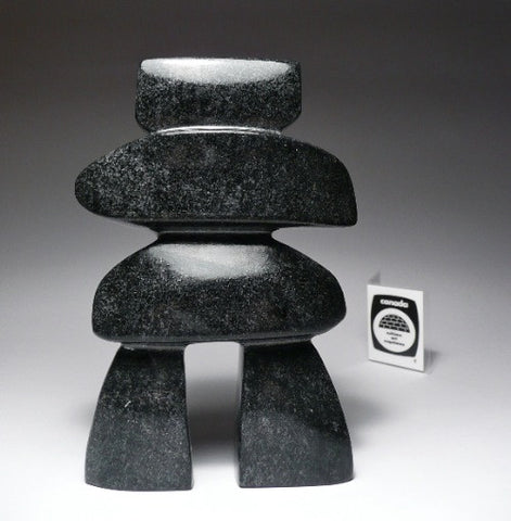 6 1/8" Inukshuk by Kootoo Korgak