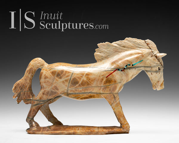 8" Zuni Horse by Jeff Shetima *Palamino*