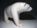 HUGE! 19" White Polar Bear by Famous Kooyoo Peter