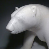 HUGE! 19" White Polar Bear by Famous Kooyoo Peter