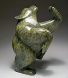 8.25" Dancing/Diving and Walking Bear by Ottokie Samayualie