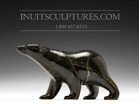 4" Sleek Striding Bear by Tim Pee